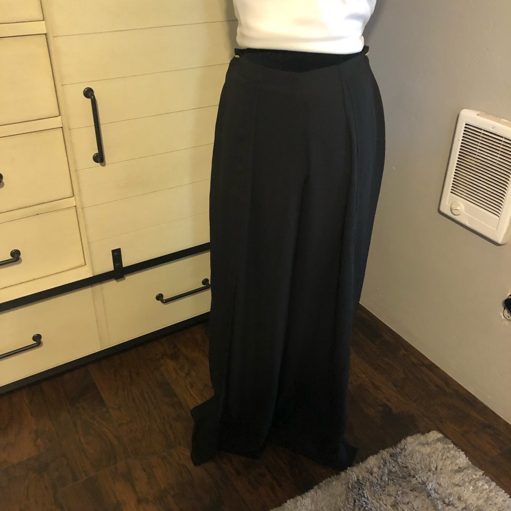 Justfab Split Front Beach Sheet Pants - image 5